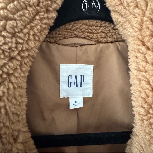 GAP Sherpa Teddy Coat Brown M - Picture 6 of 17